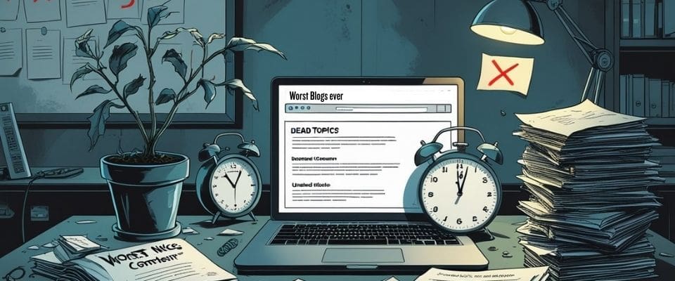 worst blogging niches